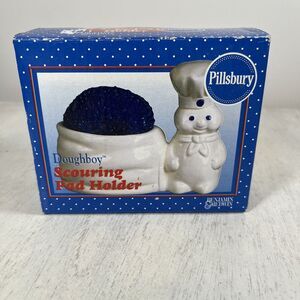 Pillsbury Doughboy‎ Ceramic Vintage Scouring Pad Holder  Benjamin Medwin New